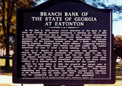 Branch Bank of The State of Georgia