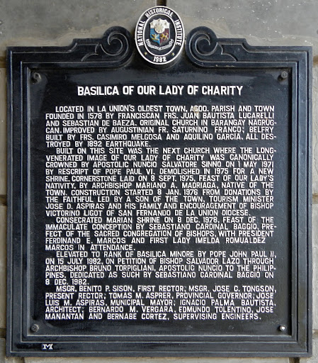 Basilica of Our Lady of Charity historical marker