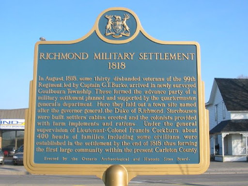 Richmond Military Settlement 1818