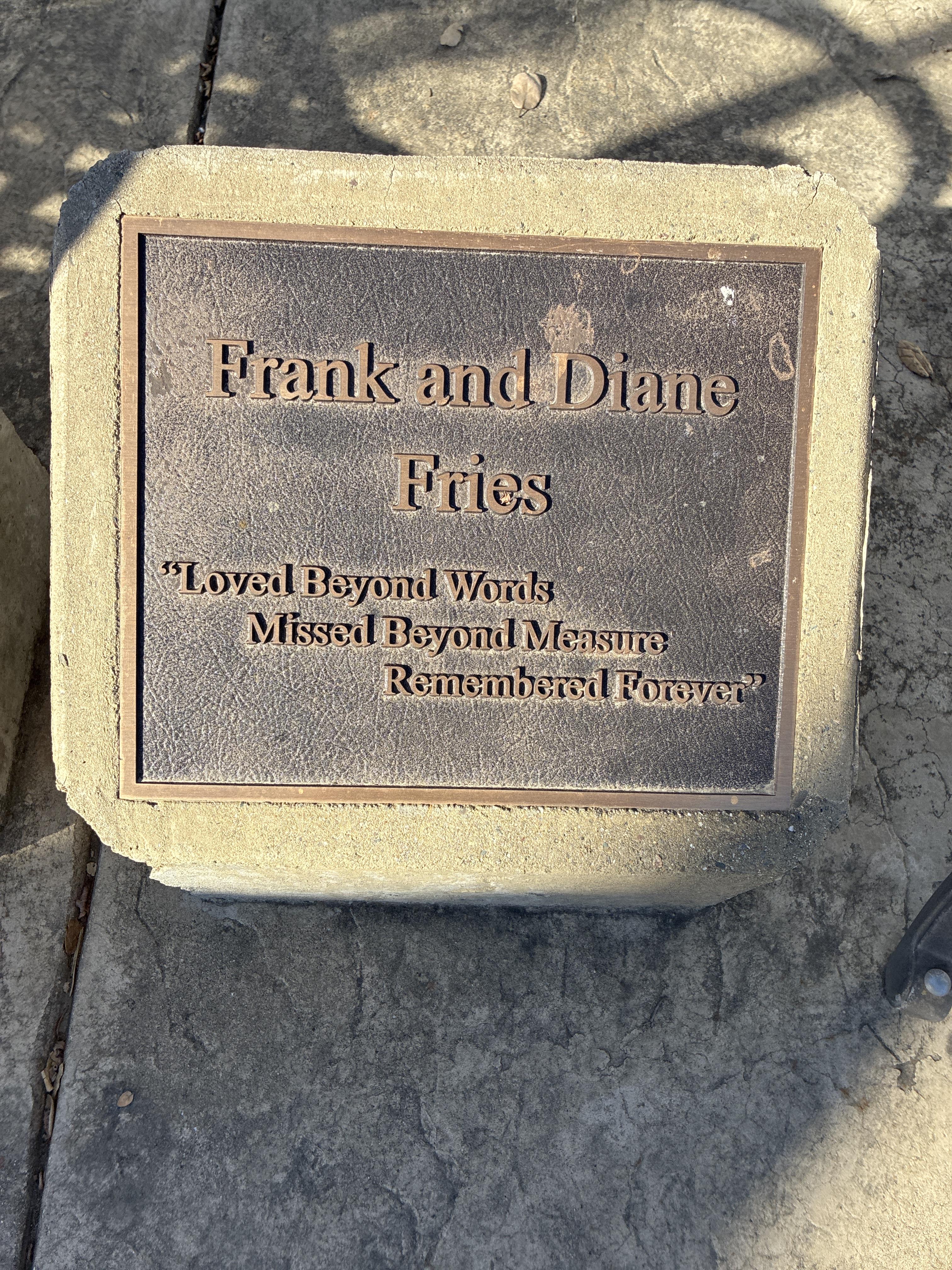 Frank and Diane Fries