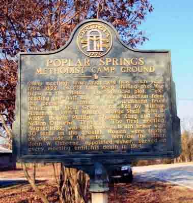 Poplar Springs Methodist Camp Ground