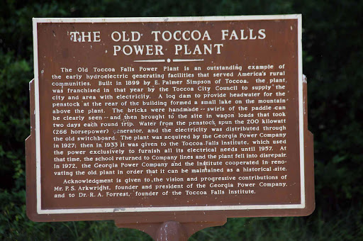 The Old Toccoa Falls Power Plant