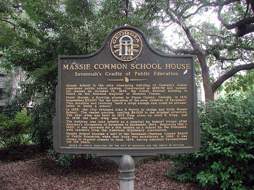 Massie Common School House Savannah's Cradle of Public Education