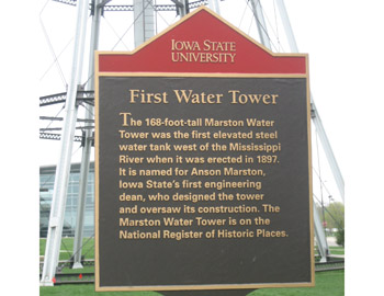 First Water Tower West of the Mississippi