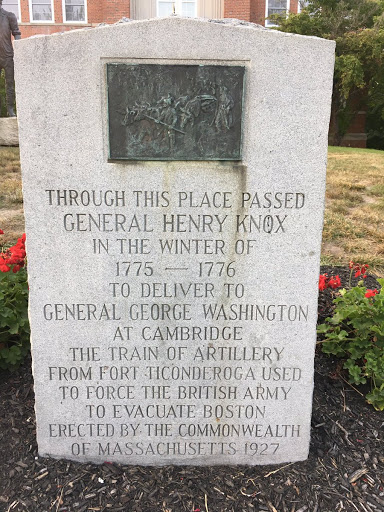 Through This Place Passed General Henry Knox