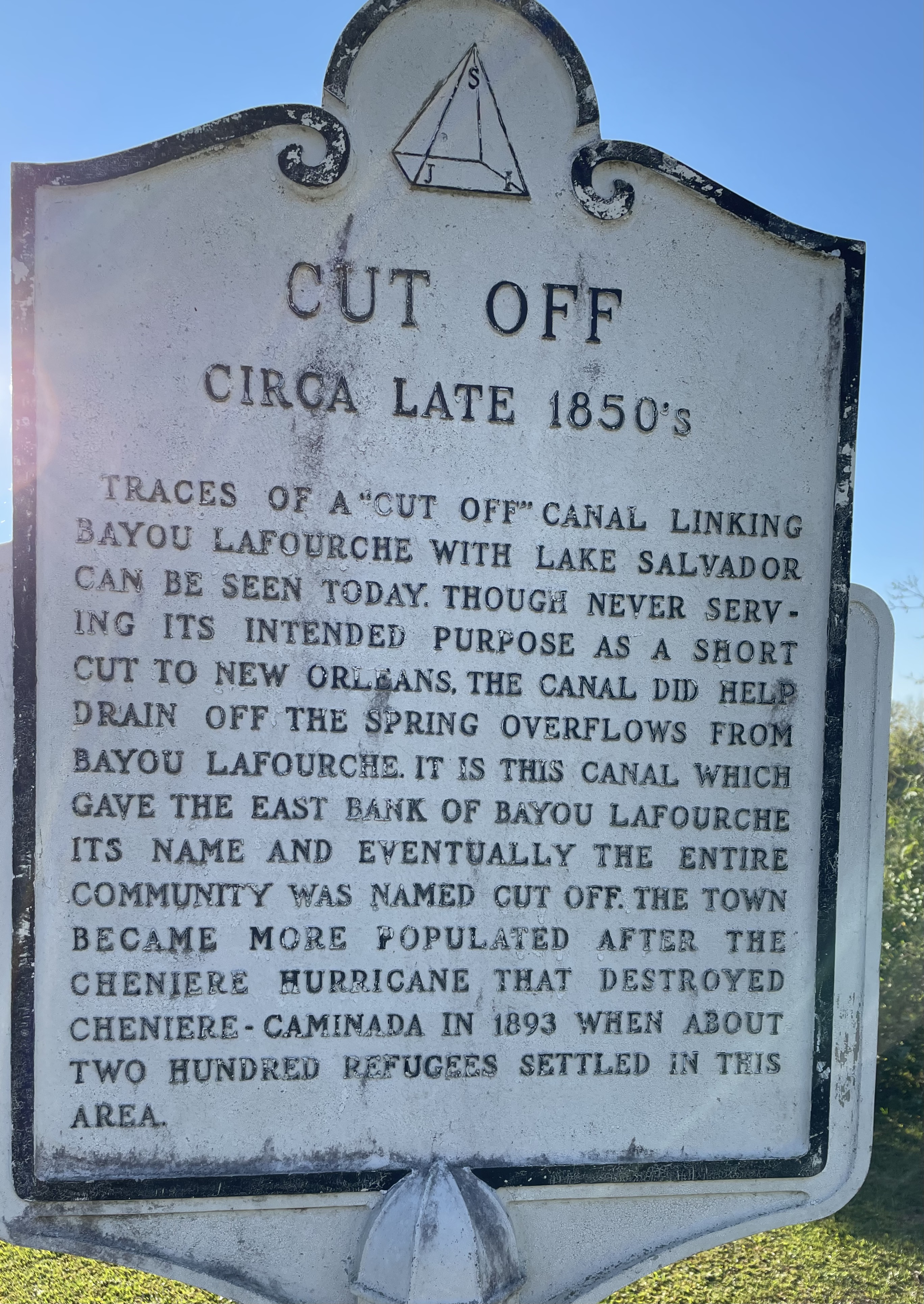 CUT. OFF CIRCA LATE 1850's