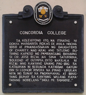 Concordia College historical marker