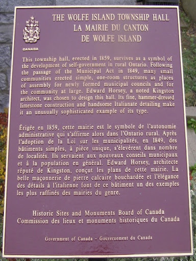 The Wolfe Island Township Hall