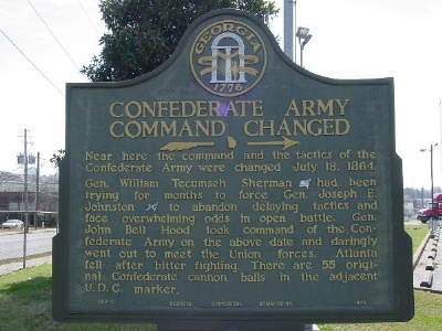 Confederate Army Command Changed