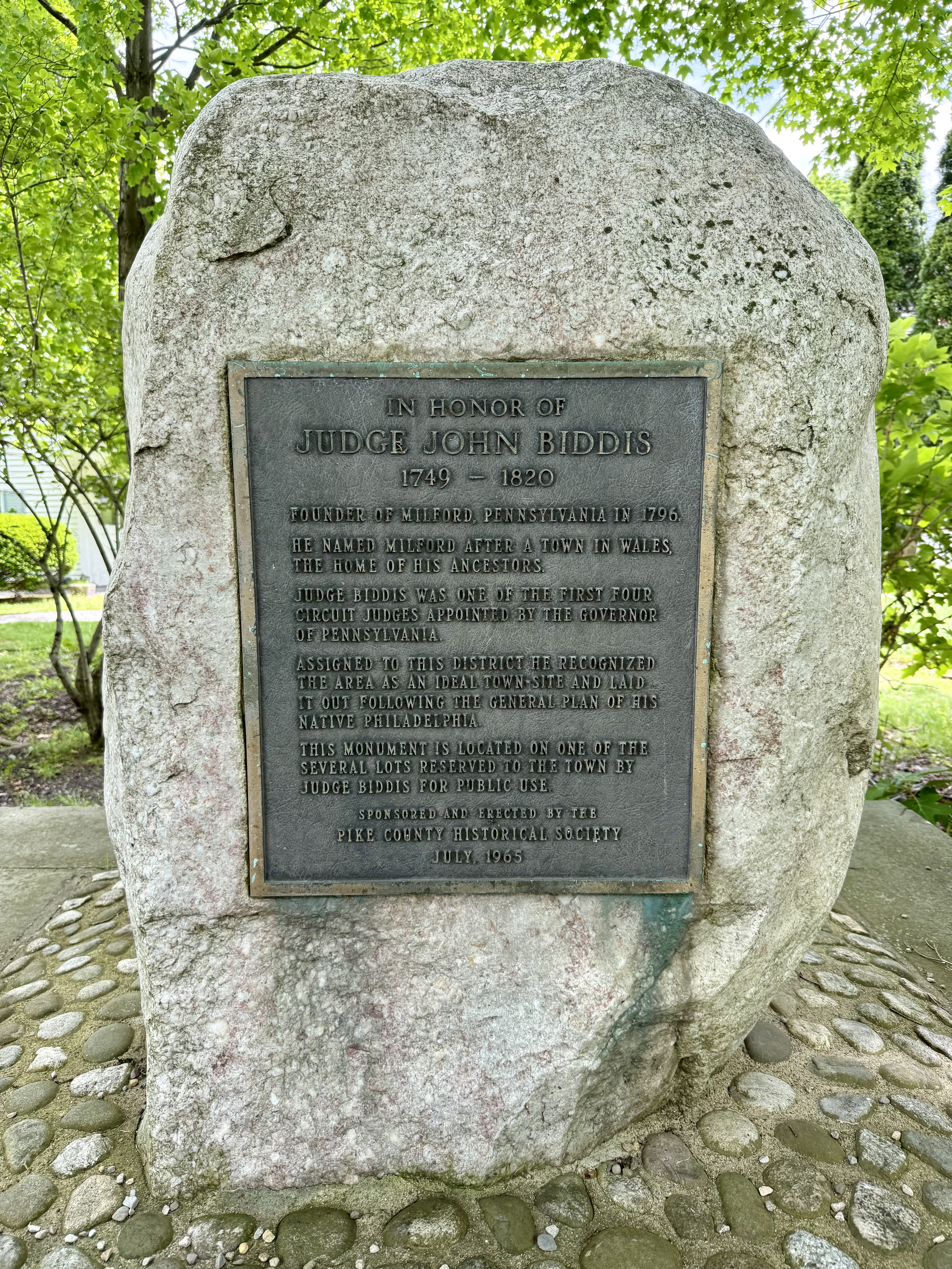 Judge John Biddis 1749 - 1820
