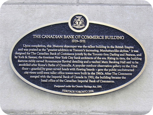 The Canadian Bank of Commerce Building 1929-1931