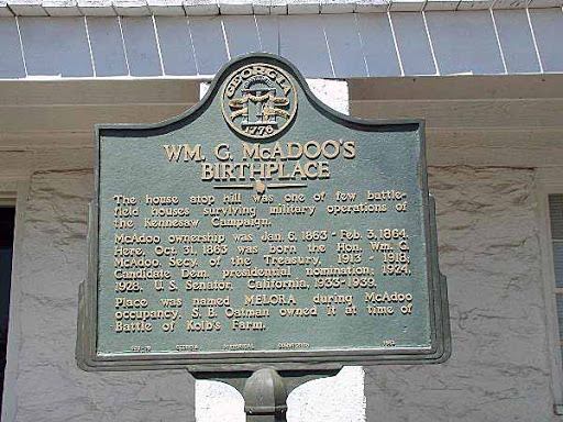 Wm. G. McAdoo's Birthplace