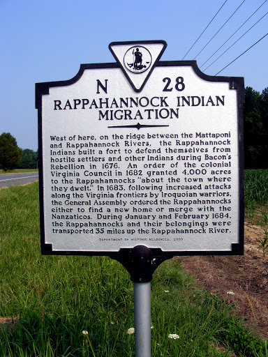 Rappahannock Indian Migration