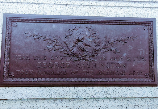 Near This Spot On July 3, 1776, George Washington Took Command of the American Army