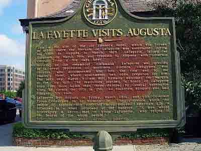 LaFayette Visits Augusta