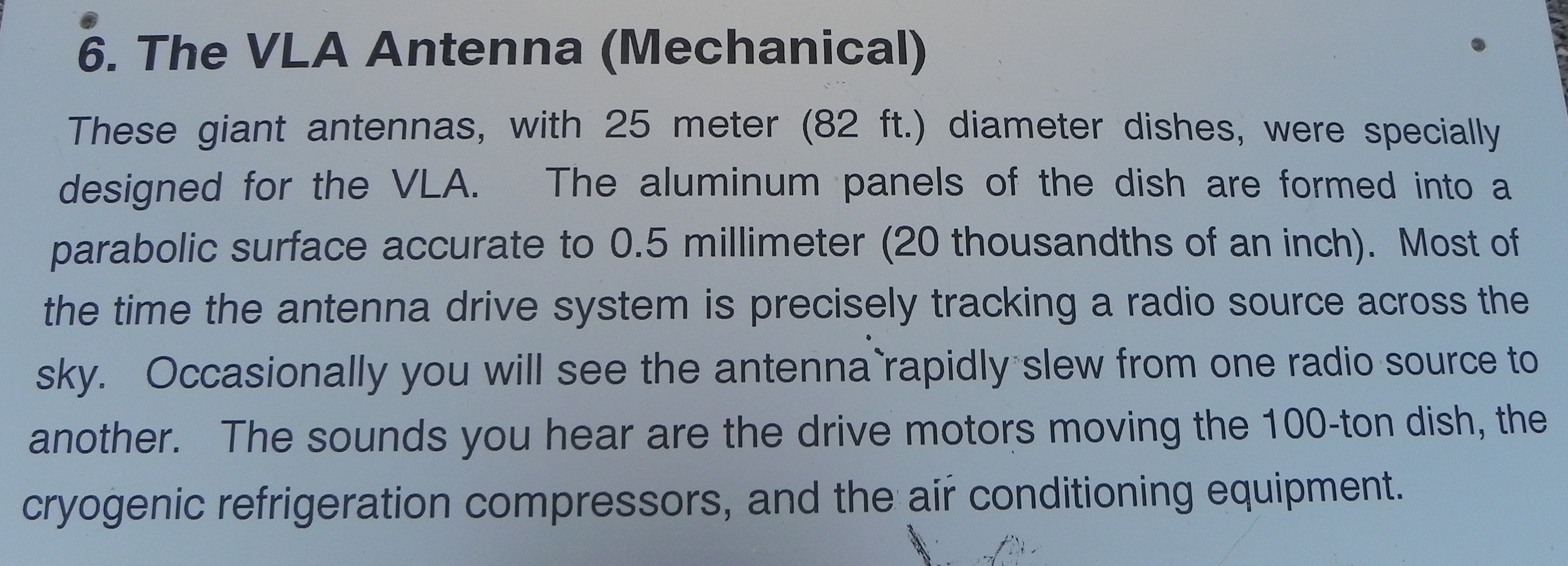 VLA Antenna (Mechanical)
