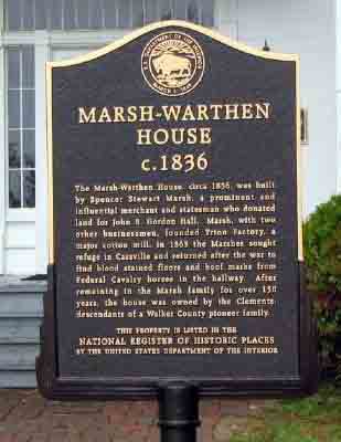 Marsh-Warthen House c. 1836