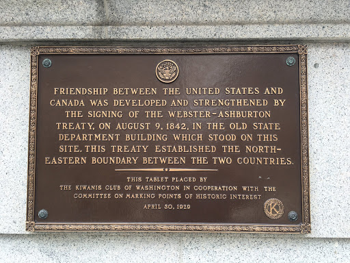 Between the United States and Canada