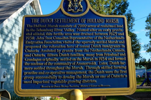 The Dutch Settlement of Holland Marsh