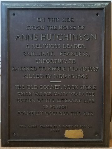 The House of Anne Hutchinson