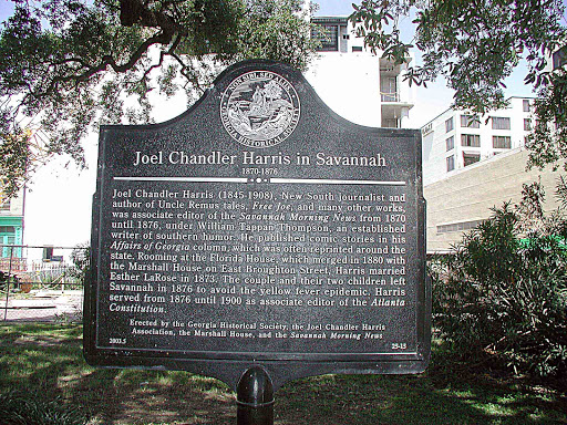Joel Chandler Harris in Savannah 1870&mdash;1876