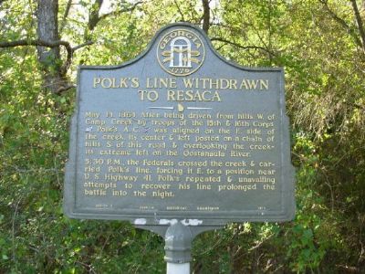 Polk's Line Withdrawn to Resaca