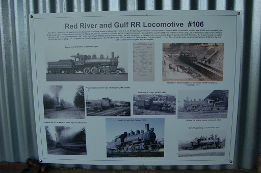 Red River and Gulf RR Locomotive #106