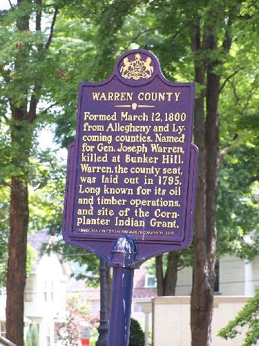 Warren County Historical Marker