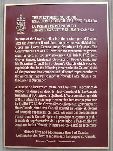 The First Meeting of the Executive Council of Upper Canada