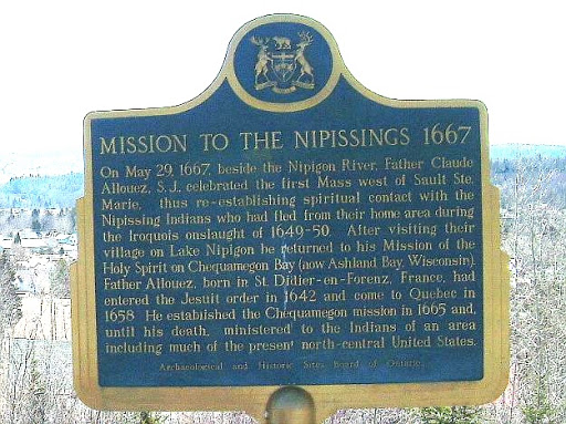 Mission to the Nipissings 1667