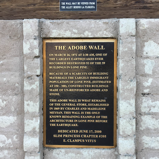Lone Pine Adobe Wall