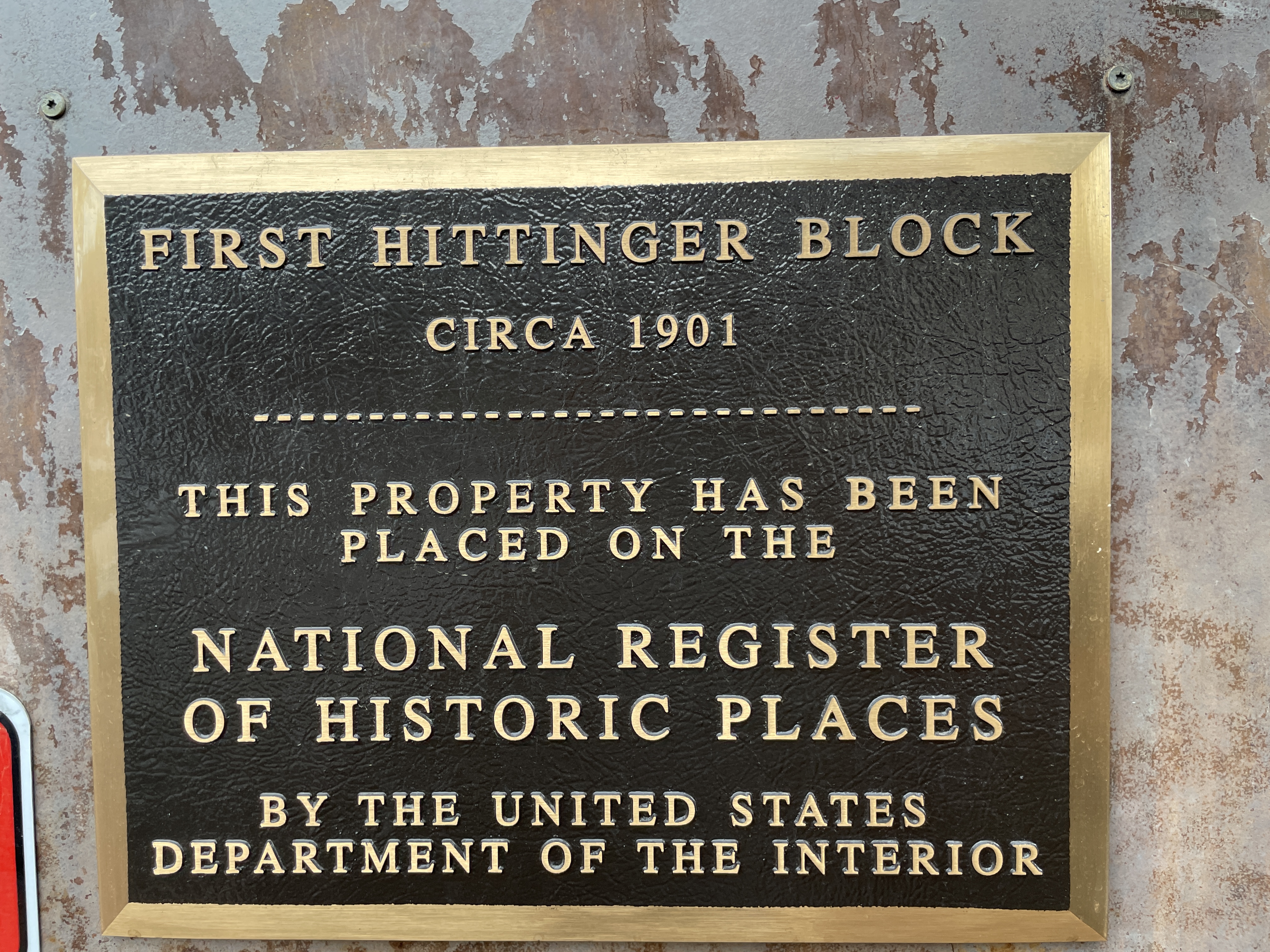 First Hittinger Block