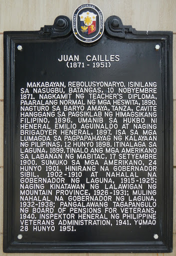 Juan Cailles historical marker