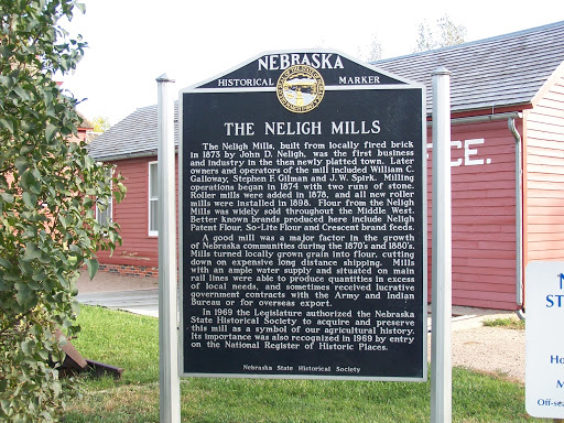 The Neligh Mills Historical Marker