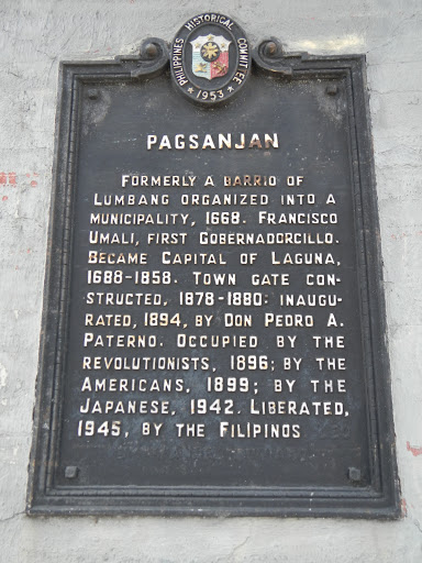 Pagsanjan historical marker