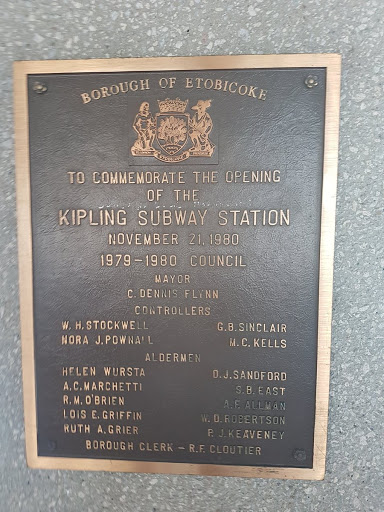 The Opening of the Kipling Subway Station