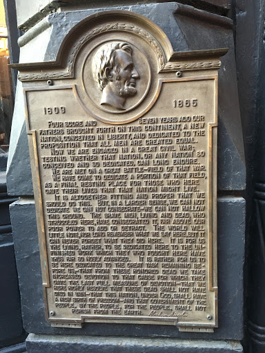 Gettysburg Address Plaque, Philadelphia