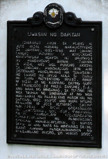 Dapitan Park historical marker