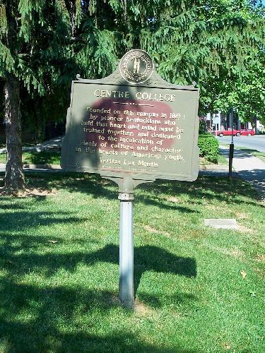 Centre College Historical Marker