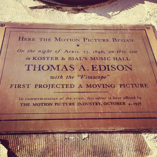 Here the Motion Picture Began