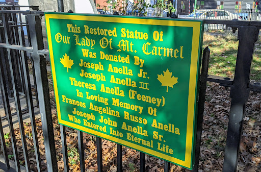 Our Lady of Mt. St. Carmel statue