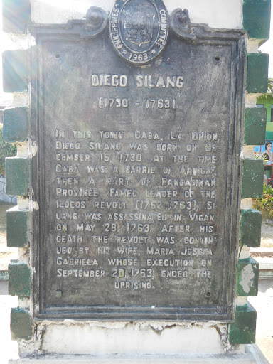 Diego Silang historical marker