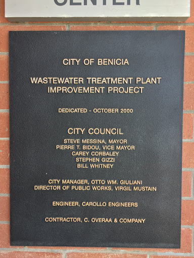 City of Benicia Wastewater Treatment Plant Improvement