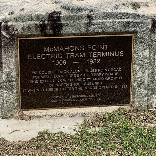 McMahons Point Electric Tram Terminus