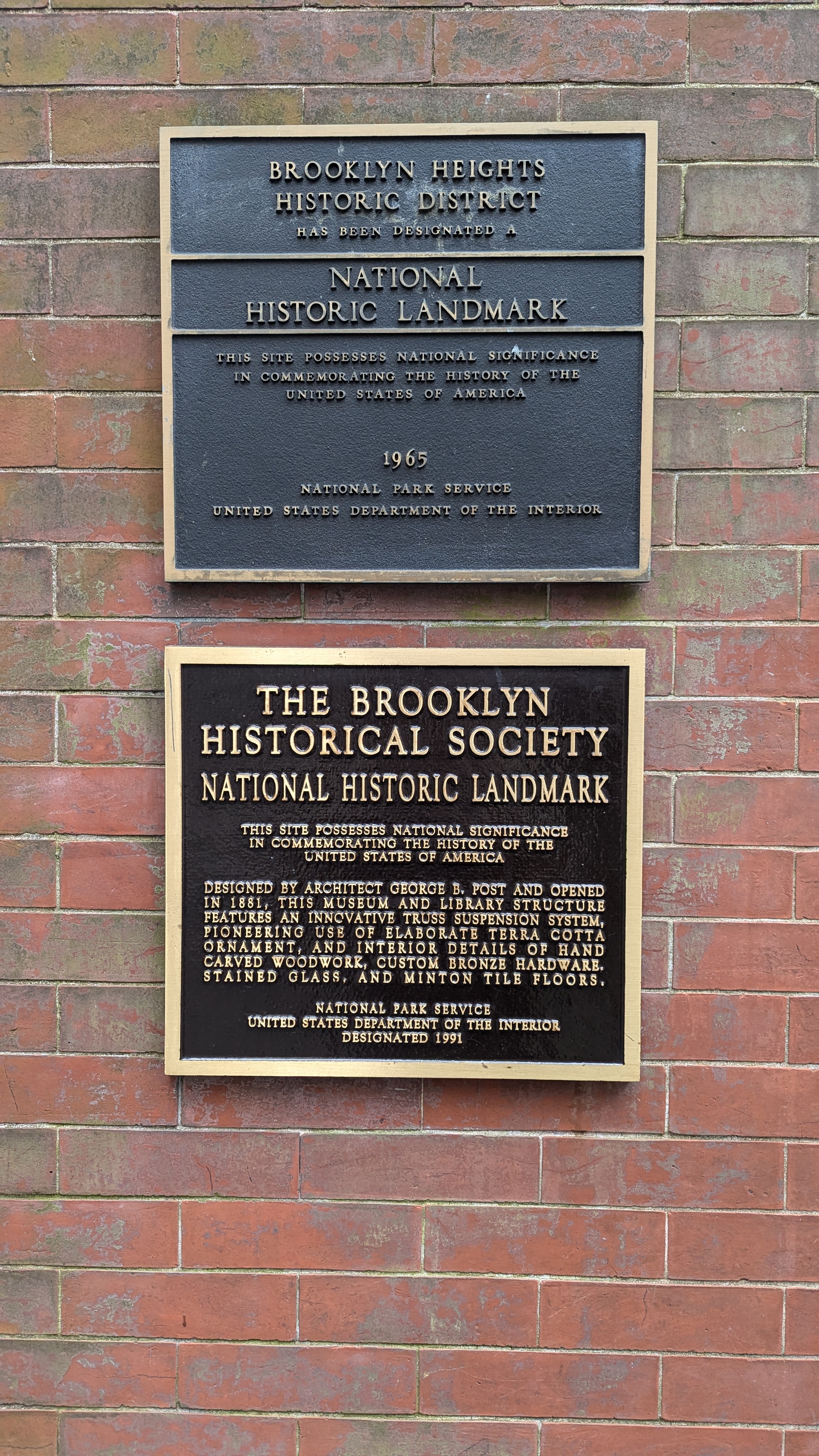 Brooklyn Heights Historical District / The Brooklyn Historical Society