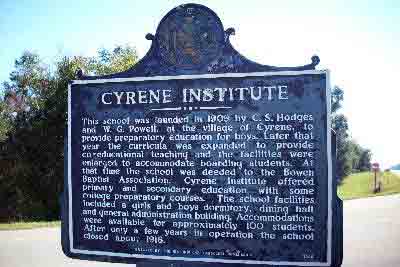 Cyrene Institute (Side 1)