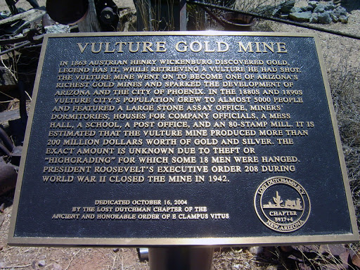 Vulture Gold Mine, Wickenburg, Arizona