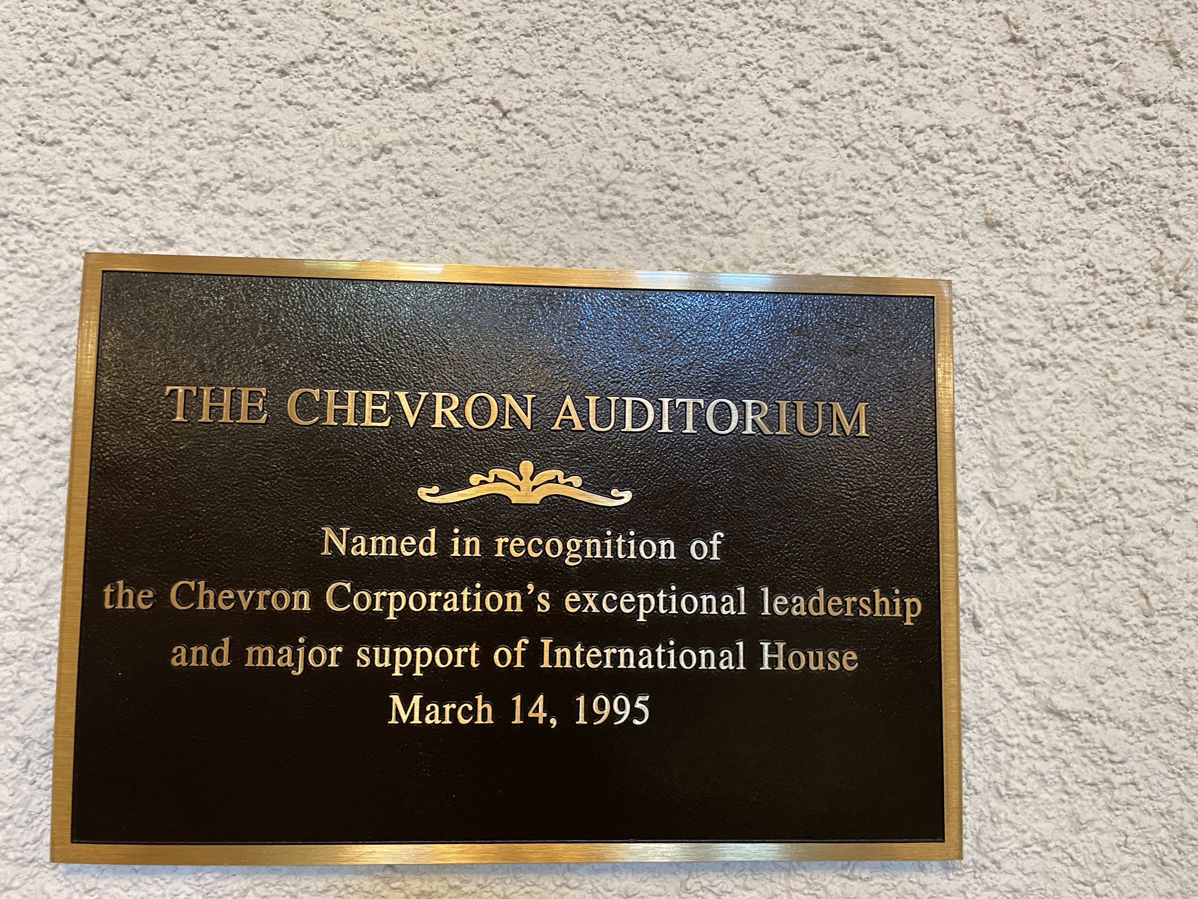 The Chevron Auditorium