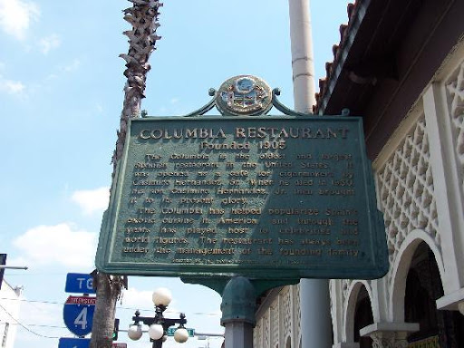 Historical Marker at the Columbia Restaurant