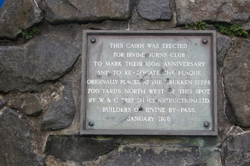 Irvine Burns Club cairn